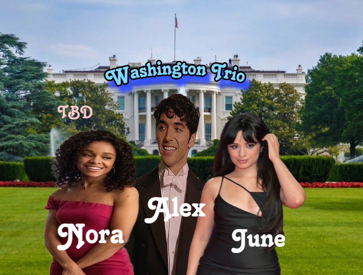 JuneFDOUS's tweet image. The White House trio that I made come to life.  June, Alex and Nora.

/Edit on Right made by me.