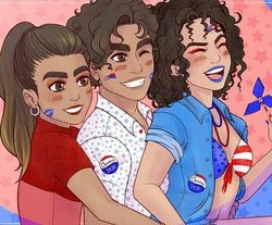 JuneFDOUS's tweet image. The White House trio that I made come to life.  June, Alex and Nora.

/Edit on Right made by me.