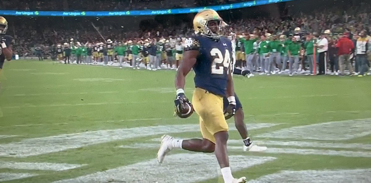 Former Denison RB Jadarian Price finds the end zone in Ireland #txhsfb