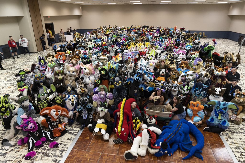 This was our super top secret fursuit parade turnout! How many agents can you recognize?