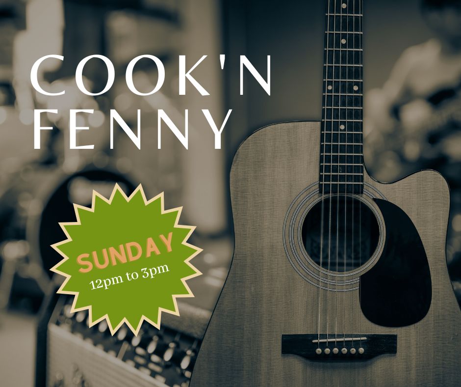Sunday Funday with Cook'n Fenny! Acoustic folk, blues, country, classic rock, roots, Americana and originals starting at 12pm! #cooknfenny #acoustic #classicrock #lunch #brunch #happyhour #gilroy #tempokb