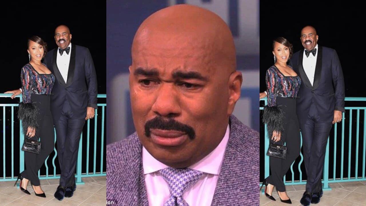 DrUmaru_AJ on X: "It's sad to see Steve Harvey go through a heartbreaking  time! Majorie was caught cheating on him with his bodyguard and private  chef. The woman had the gut to