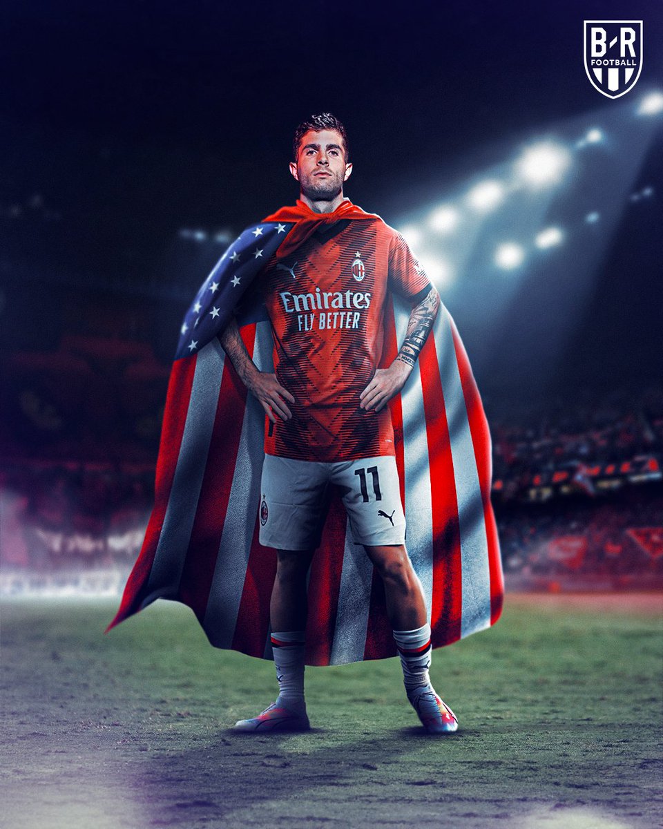Two goals in two games with Milan for Christian Pulisic 🫡