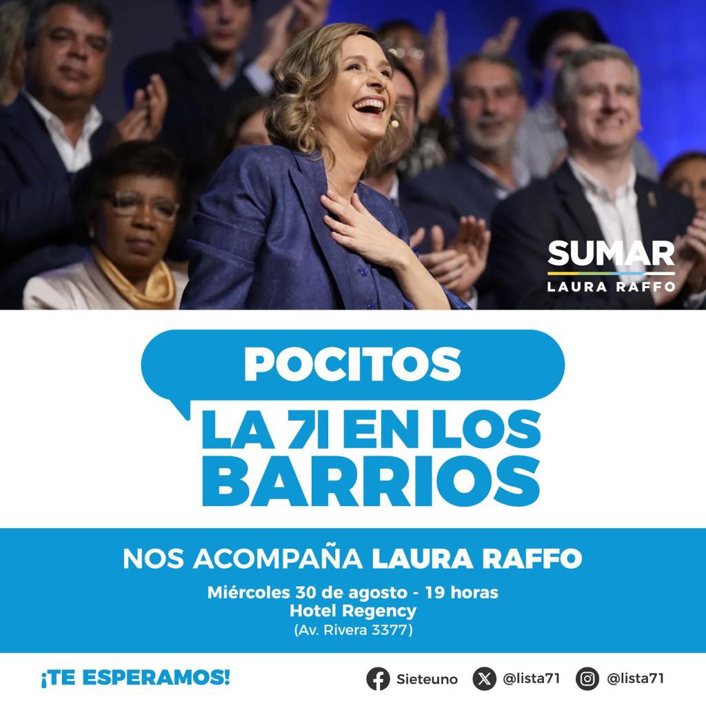 SantiagoBorsari's tweet photo. Jornada de militancia junto a compañeros de la @lista71 ⚪️🔵

Esta mañana estuvimos en la feria de Villa Biarritz conversando con los vecinos de la zona, invitándolos a sumarse este miércoles a las 19hs a un mano a mano con @lauraraffo en pocitos.

#La71EnLosBarrios https://t.co/DbGOzqpa0G