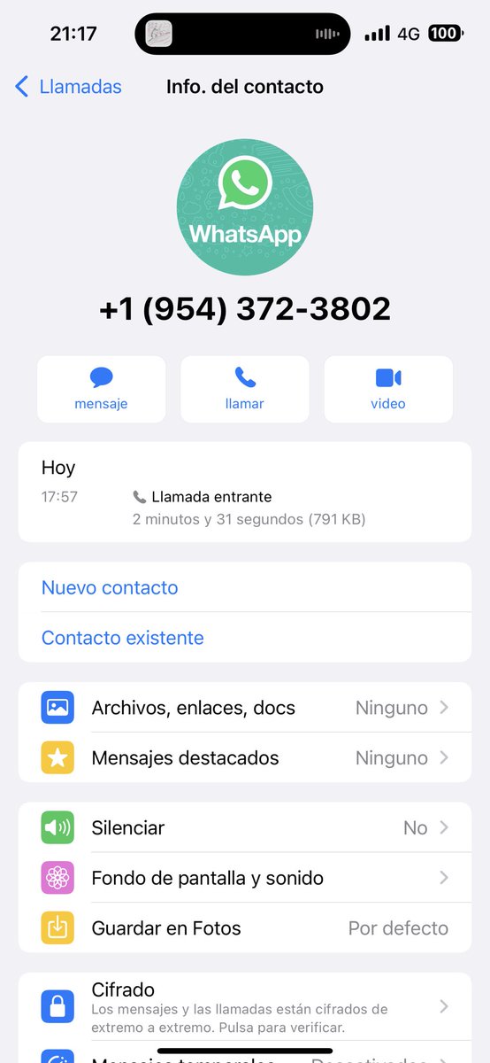 isanchezz's tweet photo. ⚠️ Este número de teléfono se hace pasar por la compañía de @WhatsApp y te amenaza con que tu cuenta se va a cerrar en menos de 24h si no les dices un código que te envían supuestamente para confirmar tu identidad. ¡No piques! #estafa #WhatsApp FYI: @FACUA @policia https://t.co/qQLwDvn4VT