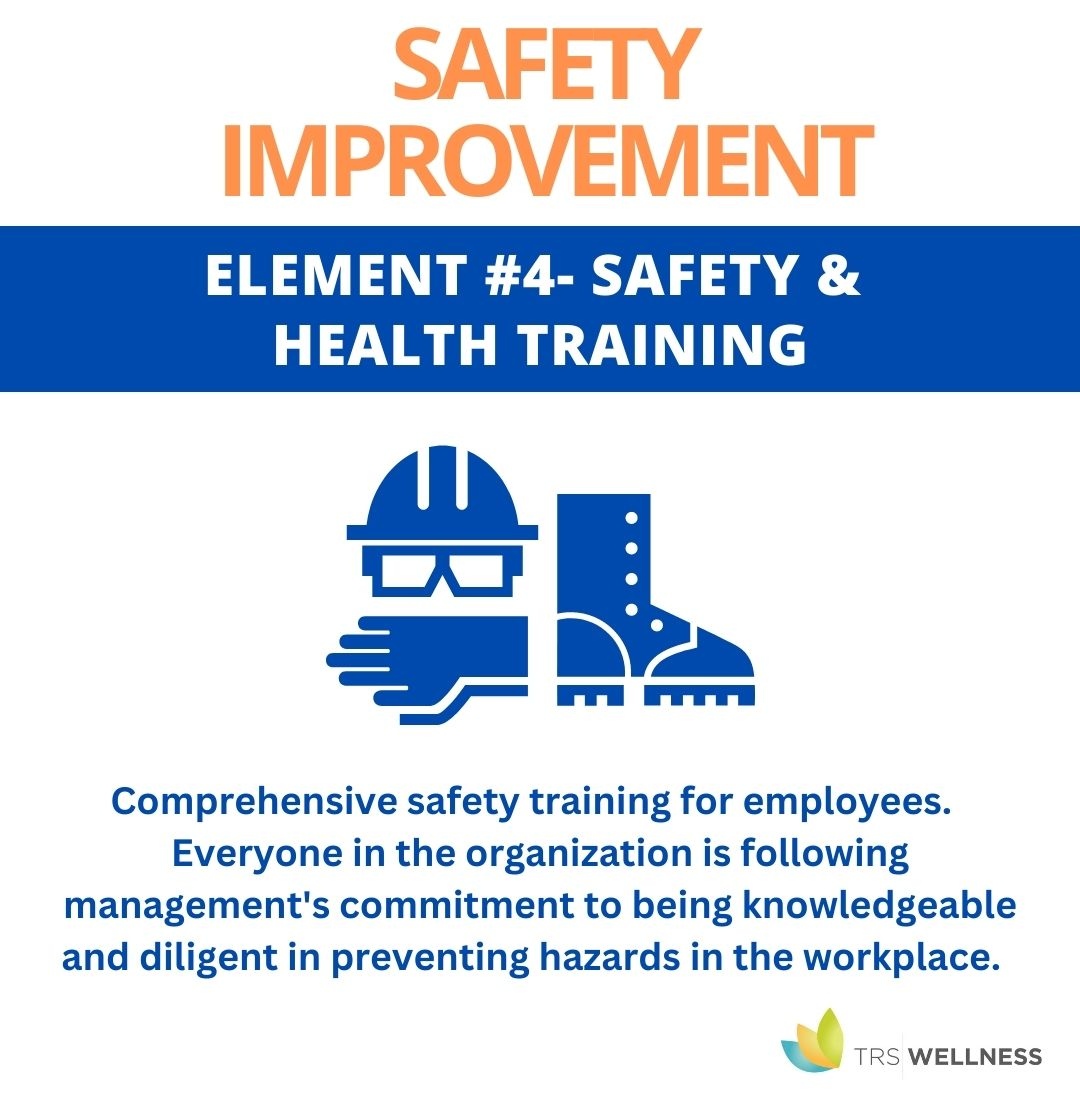 TRSWellness's tweet photo. And, now we're onto training.  Employee training is necessary to reinforce and complement management’s commitment to preventing exposure to hazards. 

#workplacesafety #osha #vpp #EmployeeSafety #ergonomics #worksiteanalysis #trswellness https://t.co/oveZodq0ed