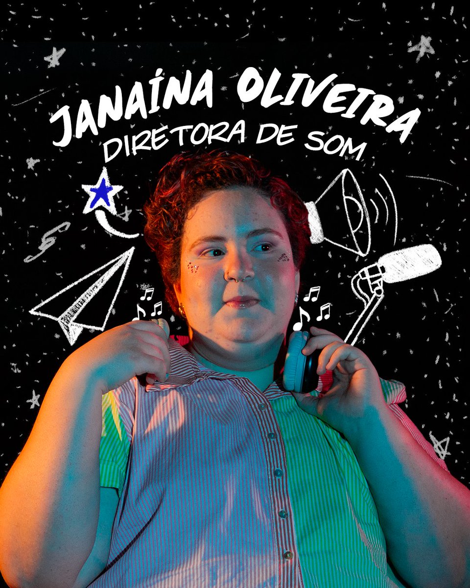DespertarTCC's tweet photo. Depois da Imagem? O Som, claro! Olha esse pessoal que faz parte da equipe por trás da captação e produção dos efeitos sonoros e musicais do filme:

Diretora de Som: Janaína Oliveira
Diretora de Som e Animadora: Rafaela Paes
Ass de Som: Gabriela Teodoro
Ass de Som: Zabell Resende https://t.co/FANBmFKnFs