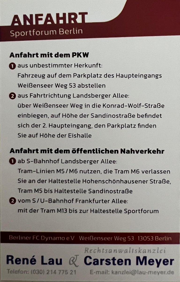 renelauberlin's tweet image. Im #Programmheft des Herzensvereins @BFCDynamo 

#fananwalt #beimfananwalt #bfc #bfcdynamo