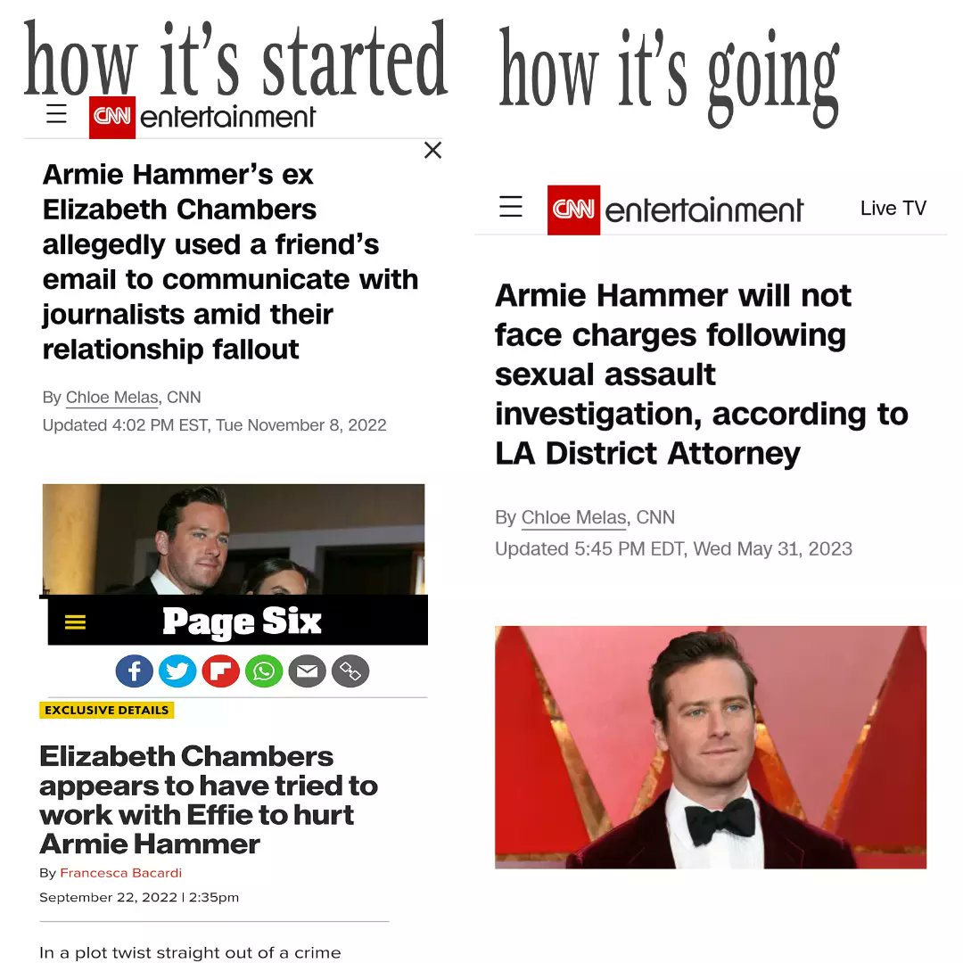 <a href="/e_galv/">Just.A.Thought 💭</a> Did you kniw that man was cleared from by lada, and his only false accuser house of effie was exposed as a fraud by her self that she colluded with his ex wife Elizabeth chambers who pushed her to fake allegations against him, i guess you know, but you do you and your follwers.