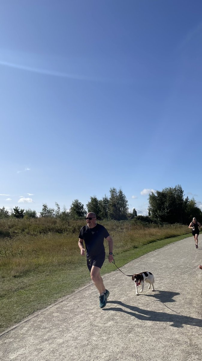 Sitinbrnparkrun's tweet photo. It’s #nationaldogday and we had a few at parkrun this morning… #woof #parkrun #volunteers #loveparkrun #barkrun https://t.co/yjxNqKbmHL