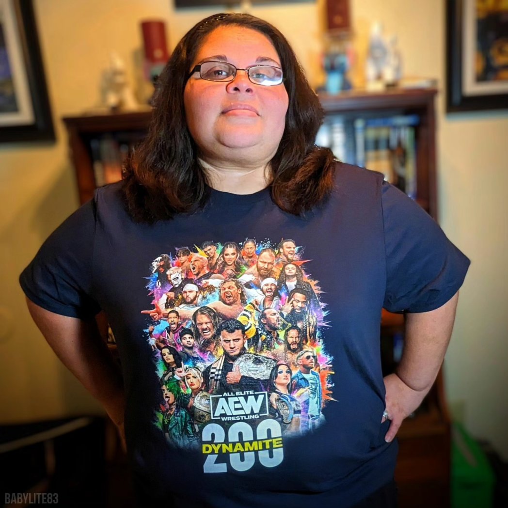 Babylite83's tweet image. Proudly been All Elite since day one!
Thank you @AEW for the awesome shirt! @AEWonTV #AEWDynamite200