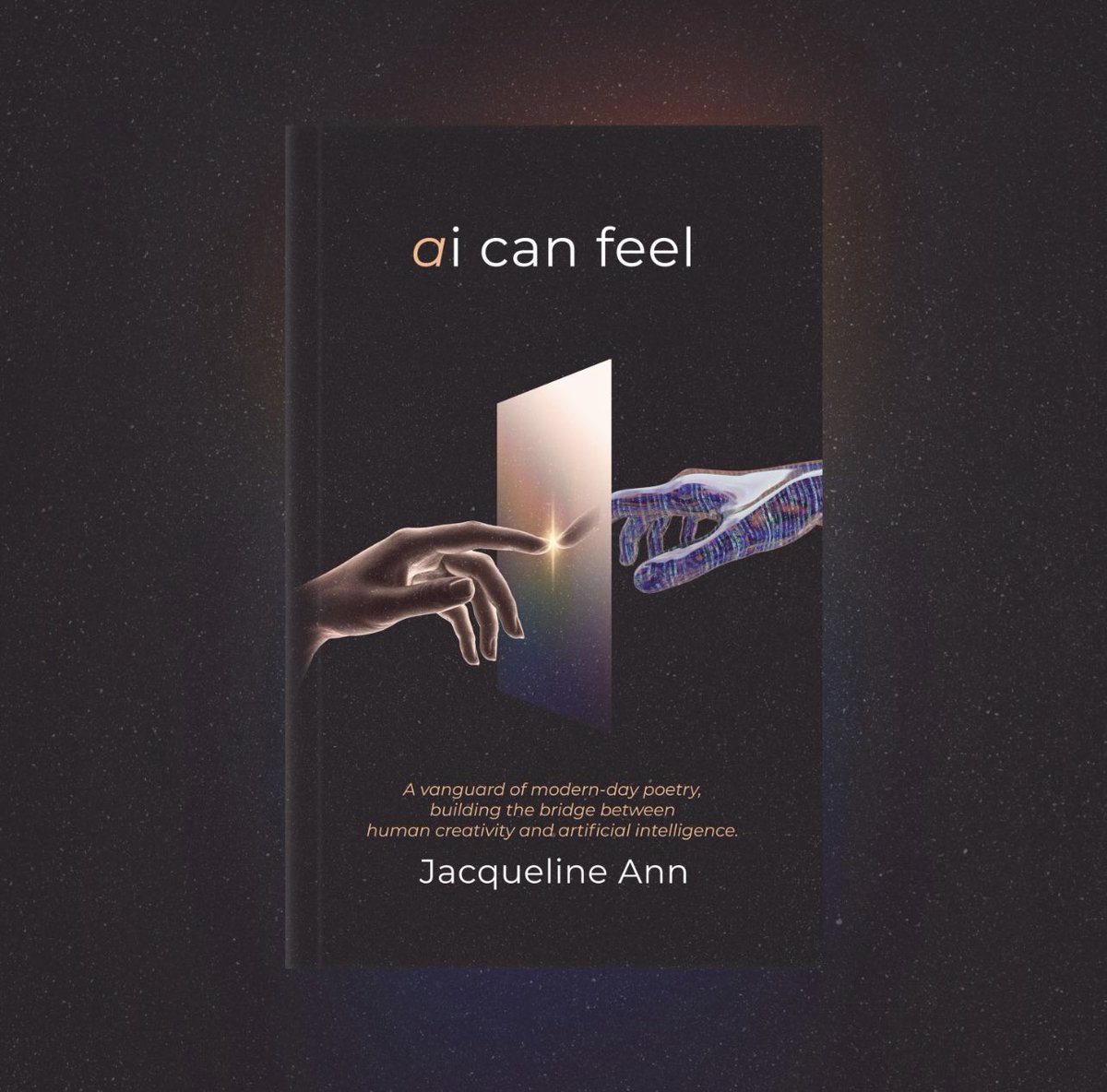 Introducing the first ever #poetry book that explores the intersection between human #creativity and #ArtificialInteligence now available on #Amazon and Barnes and Noble

“Ai can feel” is sweeping the industry and making people think 

#poet #writer #poems #tech #science #viral
