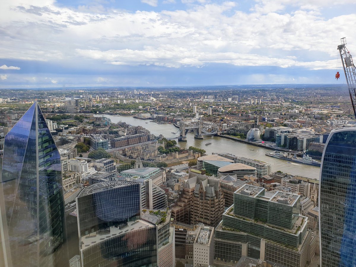 The Lookout. The 50th floor viewing gallery at 8 Bishopsgate (The Jenga) in the City of London #8bishopsgate #londonskyscrapers #skyscrapers #lifeinlondon #architecturephotography #londonskyline #cityoflondon