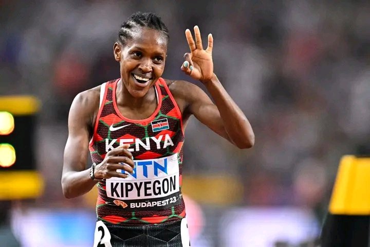Congratulations, Faith Kipyegon, for securing 5,000m Gold.
