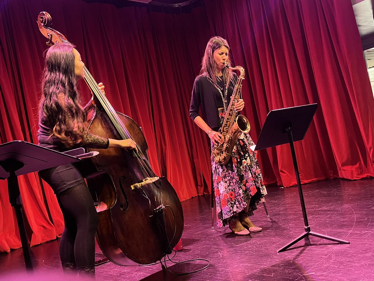 NYC Jazz Record (@nycjazzrecord) on Twitter photo Culminating <a href="/lmoh000/">Linda May Han Oh</a> #thestonenyc <a href="/NewSchoolJazz/">The New School Jazz</a> weeklong residency, tonight’s duo with <a href="/melissaaldana/">Melissa Aldana-Blue Note Artist</a> quickly reveals why it has been the most anticipated set of the week. Stream of conscious medley of melodic and rhythmic bass/tenor sax improvs hopefully never finds its coda. Culminating <a href="/lmoh000/">Linda May Han Oh</a> #thestonenyc <a href="/NewSchoolJazz/">The New School Jazz</a> weeklong residency, tonight’s duo with <a href="/melissaaldana/">Melissa Aldana-Blue Note Artist</a> quickly reveals why it has been the most anticipated set of the week. Stream of conscious medley of melodic and rhythmic bass/tenor sax improvs hopefully never finds its coda.
