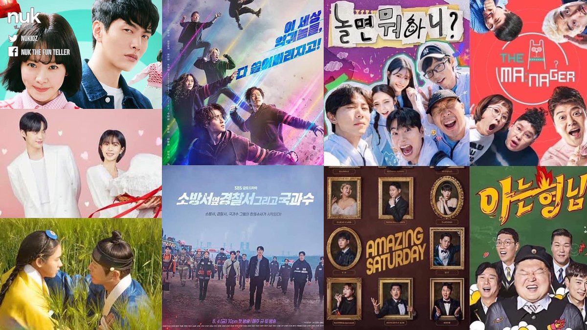 nUKiOz's tweet photo. #KDramaRatings 26.08.23
#TheRealHasCome KBS ➜ EP45 : 21.0% ⬇️
#TheFirstResponder2 SBS ➜ EP8 : 6.3% ⬆️
#MyDearest MBC ➜ EP8 : 10.3% ⬇️
#BehindYourTouch JTBC ➜ EP5 : 5.634% ⬇️
#TheUncannyCounter tvN ➜ EP9 : 3.929% ⬇️
#HangoutWithYoo MBC ➜ EP198 : 3.6% ⬇️
#TheManager MBC ➜ EP261 : 3.7% ⏸️
#AmazingSaturday tvN ➜ EP278 : 1.729% ⬆️
#MenOnAMission JTBC ➜ EP398 : 2.524% ⬆️