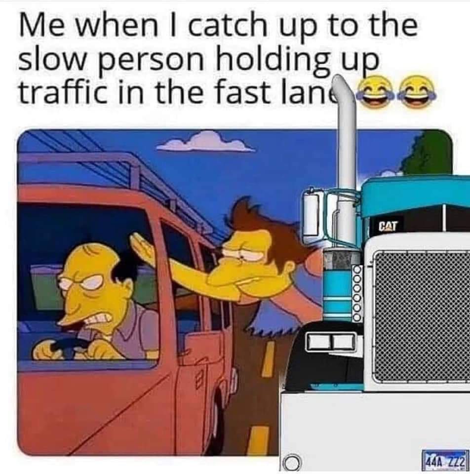 If Only You Could 🤬
.
#trucking #truckdriver #truck #transport #transportation #trucker #cdl #logistics #Toronto #Hwy401 #Ontario #Usa #rig #bigrigs #Peterbilt #kenworth #simpsons