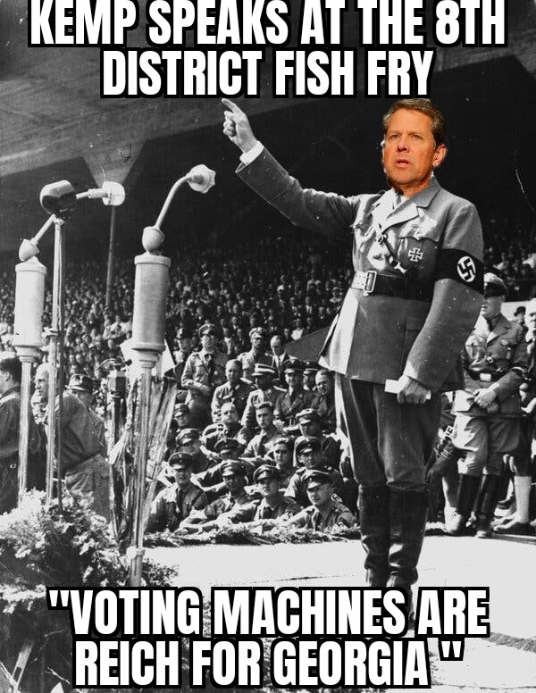 ER_Shedog's tweet image. @GovKemp does not care about securing Georga elections!! 
Call him daily and demand a special session!!
#paperplease
#gapol
#paperballots
#voterga