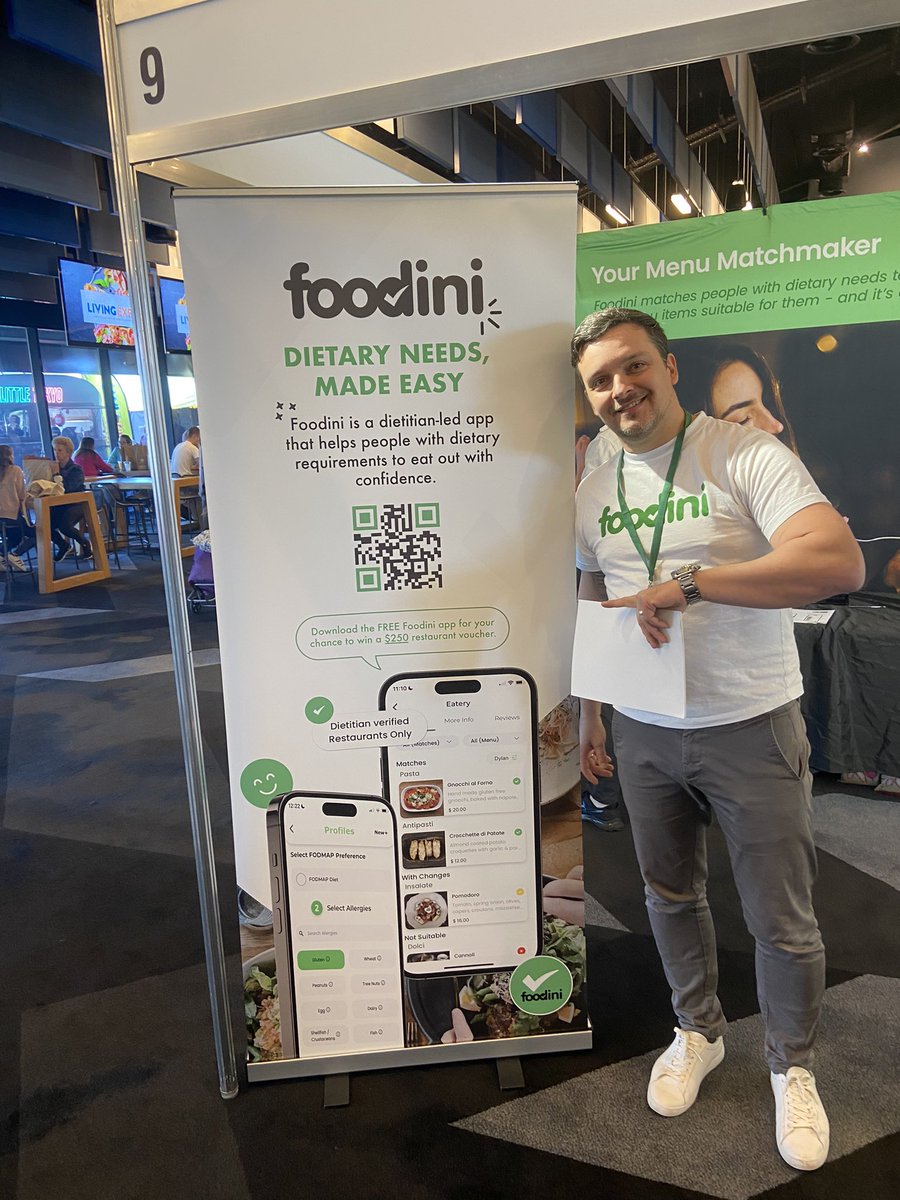 The gluten-free living expo is going amazing! 🤩