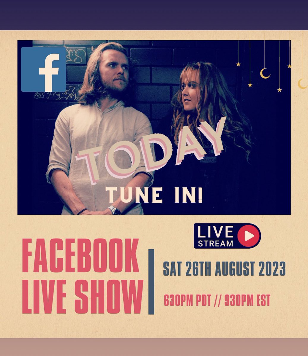 RebeccaHarkin's tweet photo. 1 hour to show time!!  ⭐️⭐️⭐️⭐️ Tune into our FREE online concert this Saturday Night USA/Canada time, (which is Sunday Morn time for Australia &amp; Europe!) ⭐️ 630PM PDT 930PM EST all tips are greatly appreciate via my online virtual tip jar ⭐️ https://t.co/PmEYYw6IrA ⭐️ https://t.co/VyJmTWbCSB