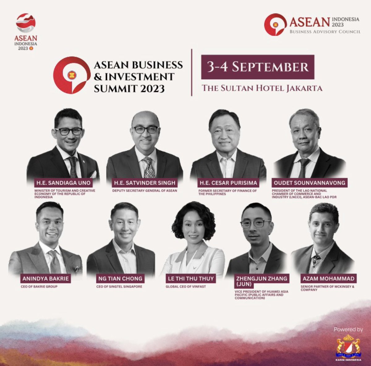 #aseanbusiness&amp;investmentsummit2023 #jakarta #aseanintegration #aseancentrality #milkeninstitute #ikhlascapital <a href="/CurtisSChin/">🚶🏻Curtis S. Chin</a>