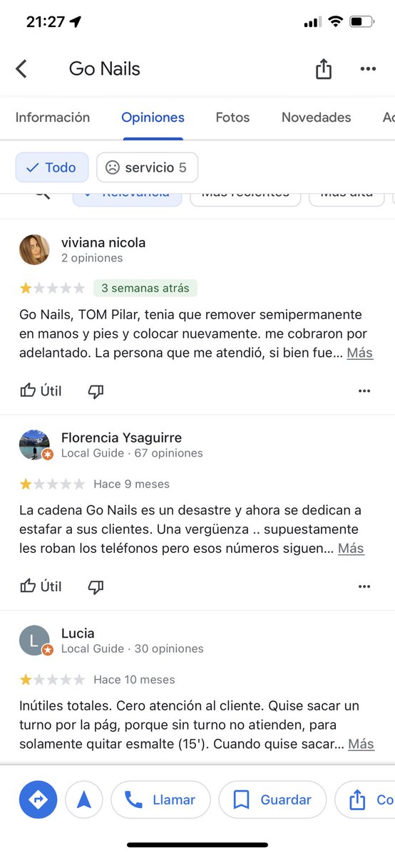 Potusita's tweet photo. Yo feliz porque iba a salir con las uñas divinas de #GoNails. El resultado? Uñas mal pintadas, capas ultra gordas que nunca secaron, cero profesionalismo.
Obvio que ahora estoy sufriendo por no haber visto las reseñas negativas que tiene el local en google maps lpm https://t.co/628isVdlNQ