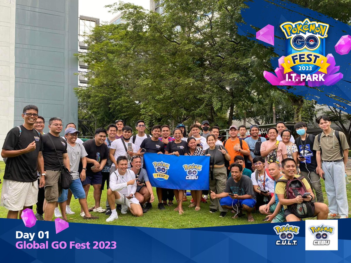 PokemonGoCebuPH's tweet photo. Global #PokemonGOFest2023 Day 1!
It was definitely a fun-filled event for everyone who joined us around I.T. Park while catching our way to collect shinies and raiding legendaries. See you again on the field today as we take on Mega Rayquaza!
#PokemonGOCebu #PokemonGOCULT https://t.co/23cAoNpr3a