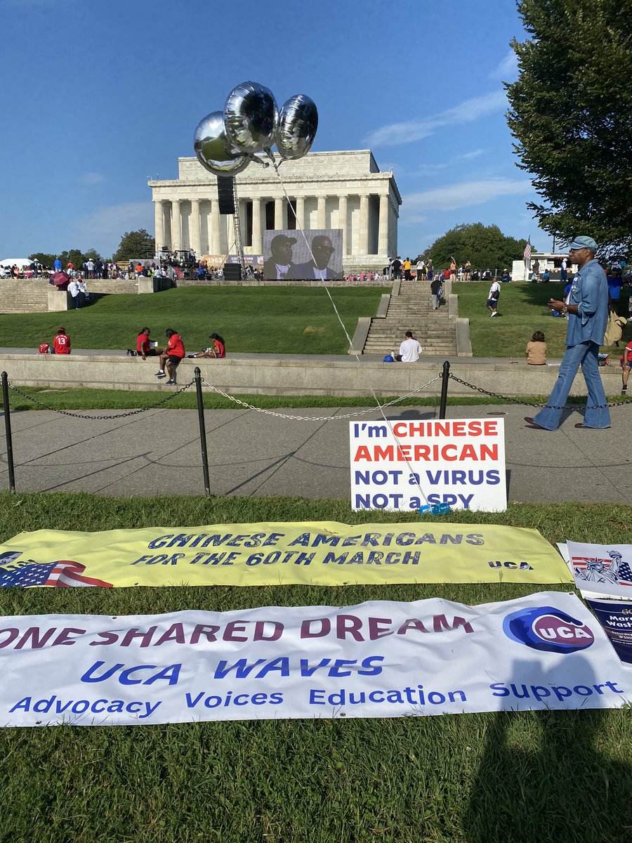 ucasocial's tweet photo. #MOW60 Thank you @washingtonpost for making us visible: https://t.co/dvu0iWSbE0 . Thank @SunStephanieSun and all our incredible “turn out to March “ today for #OneSharedDream .
@CAPAC
@WHIAANHPI

@AJCGlobal
@NAACP
@taaforg
@ADL
@AASForumOrg
@APIAVote 

#MOW60
#AANHPI
#ChineseAmerican
#StopAsianHate
#WeBelong