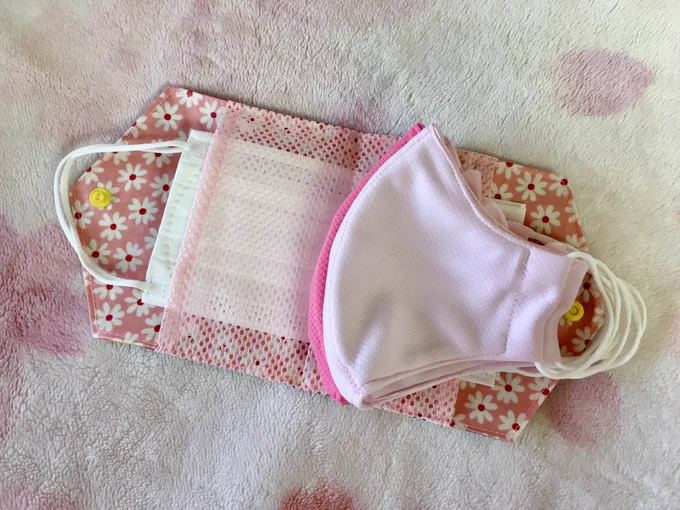マスクカバー作りました参考:*たびぬ*mama's handmade 