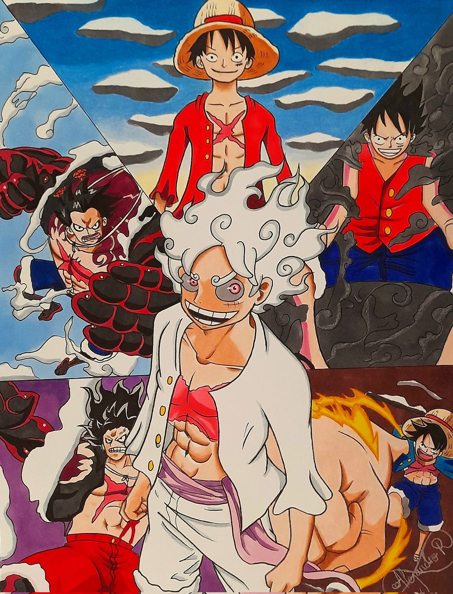 Alejandrovxiii's tweet photo. Dibujo del día:
Póster de #LuffyOnePiece
Dibujo hecho a mano con técnica de marcadores a base de alcohol y lápices de colores.
#OnePiece #Gear4Snakeman #Joyboy #DrawingHandmade #Handmade #Draw #Drawing #Color https://t.co/vA4KncGMoD
