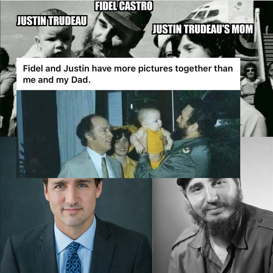 Jimerican's tweet image. #IStandWithTrudeau never because he's really a #Castreau