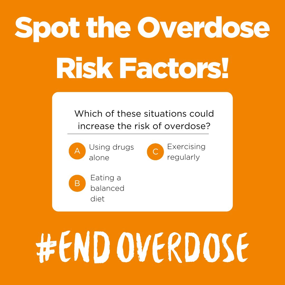 🔍 Test Your Overdose Awareness! Think you know overdose prevention? Put your knowledge to the test with our interactive quiz! Comment your choice below👇🏻 Join us for International Overdose Awareness Day on Aug 31st. Let's learn, engage, and make a difference together #IOAD