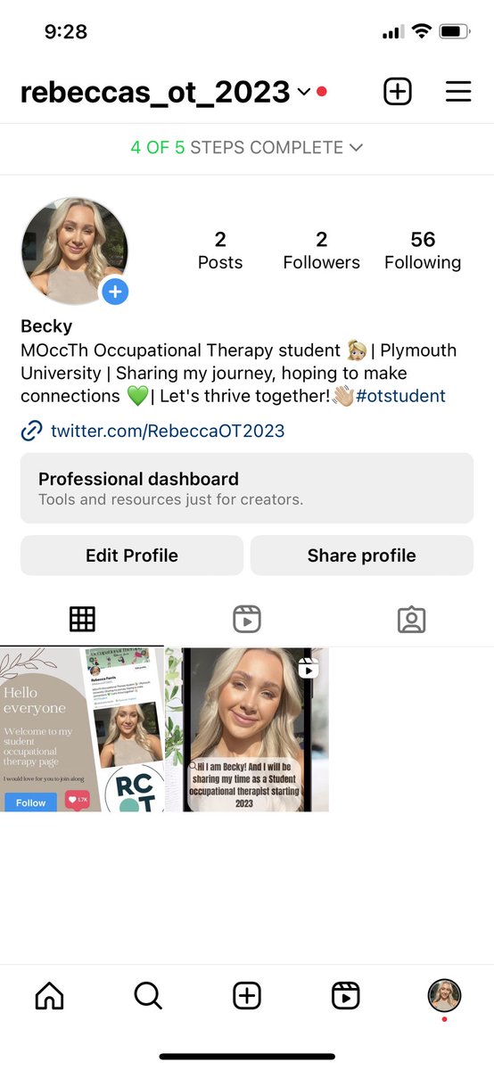 RebeccaOT2023's tweet image. Calling all OT’s and OT students📣!

I have just created an Instagram page to share my OT journey, student study tips and more. I would be so appreciative if you could take the time to follow and share around 😊👋🏼👩🏼‍💻💚 
#otstudent #occupationaltherapy #rcot