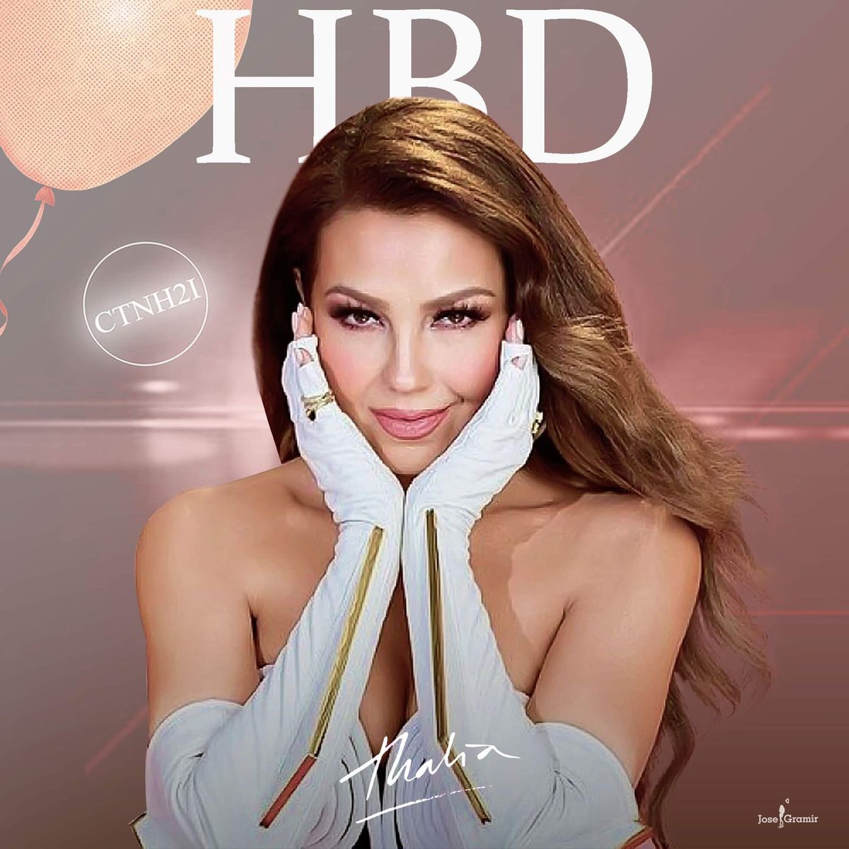 josegramir's tweet photo. Happy Birthday @thalia 💐🎂🎉

Hoy en el día de tu cumpleaños queremos desearte la pases increíble rodeada de amor y alegría, desearte que siga esa luz que hay en ti, ese positivismo, esas ganas de vivir cada momento, siempre con mucho amor, paz, salud y éxitos.

@thalia_fcctnh2 https://t.co/PYA9OFKYnX