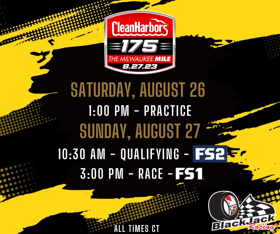 DexBean's tweet image. P. 19 in Practice today at @milwaukeemile. On track activity resumes tomorrow.

#CleanHarbors175 | #NASCAR | #DexcomWarrior