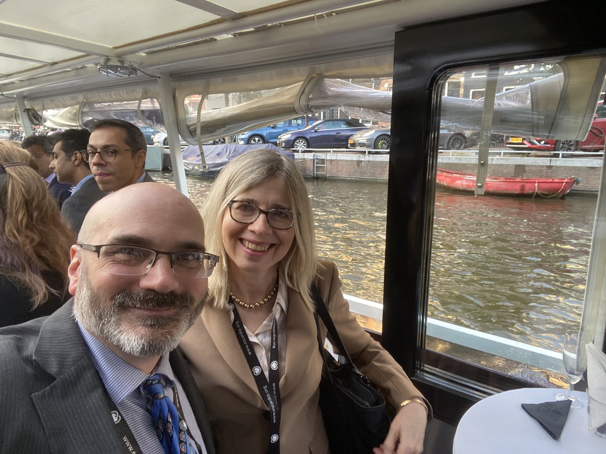 Patricia Pellikka, MD, Director, Echo Lab, Mayo Clinic, spoke with Cardiovascular Business Digital Editor Dave Fornell about AI research her lab is working on while on a boat cruise in Amsterdam after day 2 of #ESCcongress 2023 interview: cardiovascularbusiness.com/topics/cardiac… #esc2023 #ESC
