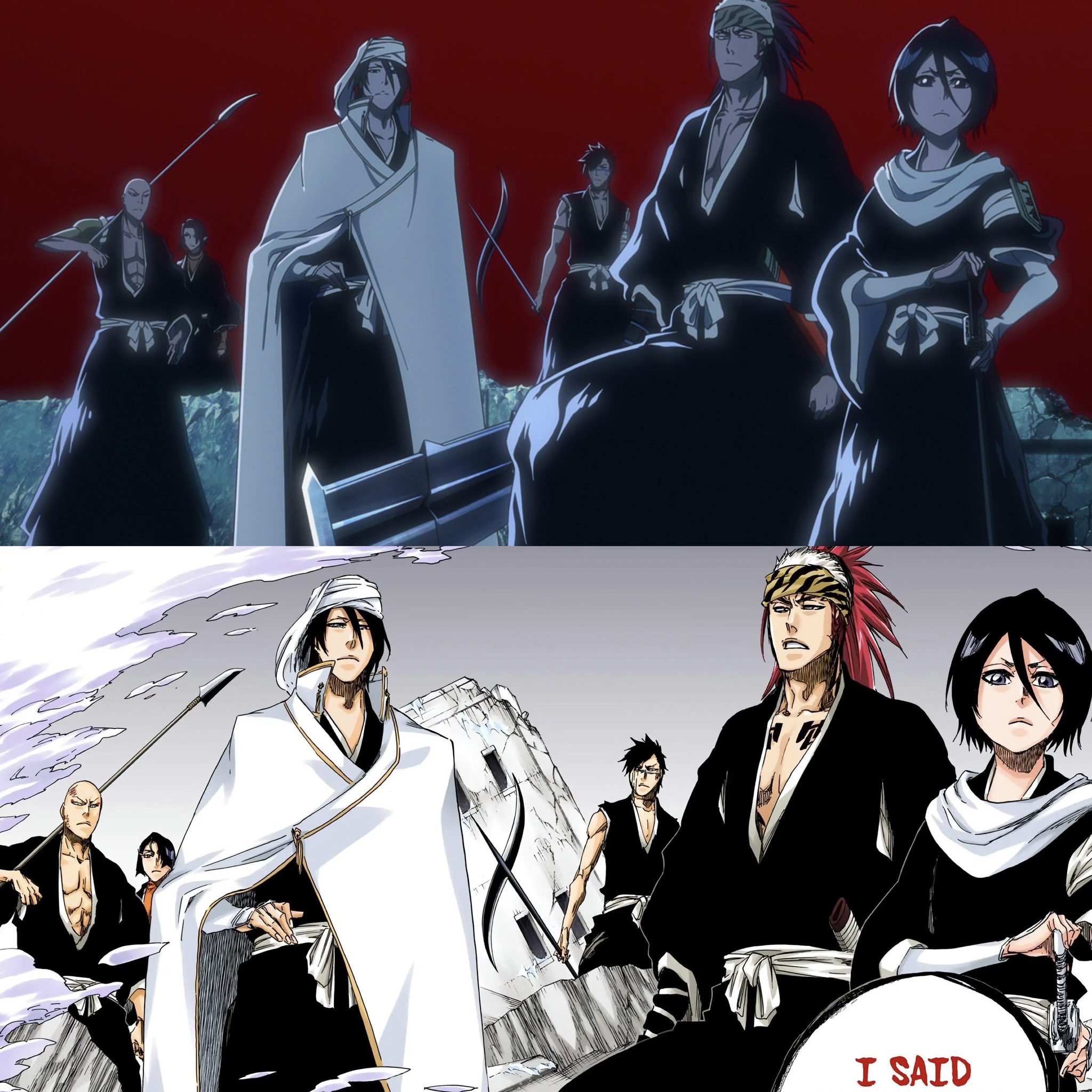 buried on X: Bleach manga vs anime  / X