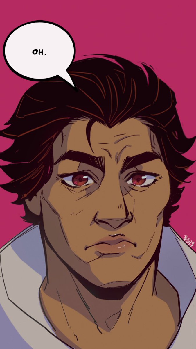 beenie_desu's tweet photo. “I think if I were human… I would be in love with you.”
“Oh.”
#holofang #MiguelOHara #SpiderVerse #SpiderMan2099 #comicredraw #Lyla #comicbook https://t.co/vfdgd8PYXe