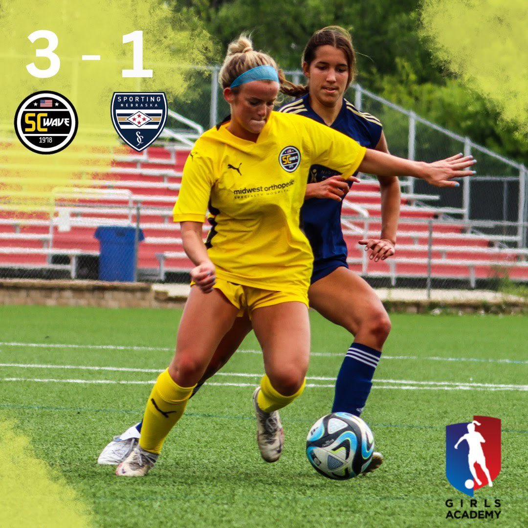 Great start to our debut in the <a href="/GAcademyLeague/">Girls Academy</a> Midwest Conference! Goals from Julia J, Kayla and Claire. Two assists from Anna. 
<a href="/SCWAVEROC/">SC WAVE</a> <a href="/Oliviero21/">Giuliano Oliviero</a>