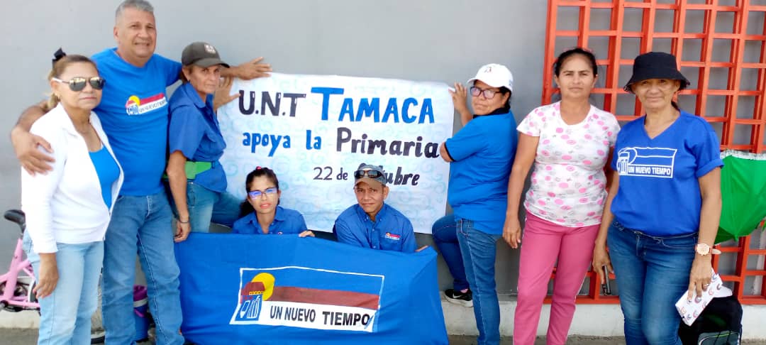 Desde la parroquia Tamaca el equipo de UNT TAMACA apoyando la primera #UntLaraApoyaLaPrimaria #IribarrenCrece <a href="/partidoUNT/">Un Nuevo Tiempo</a> <a href="/partidountlara_/">Un Nuevo Tiempo Lara</a>