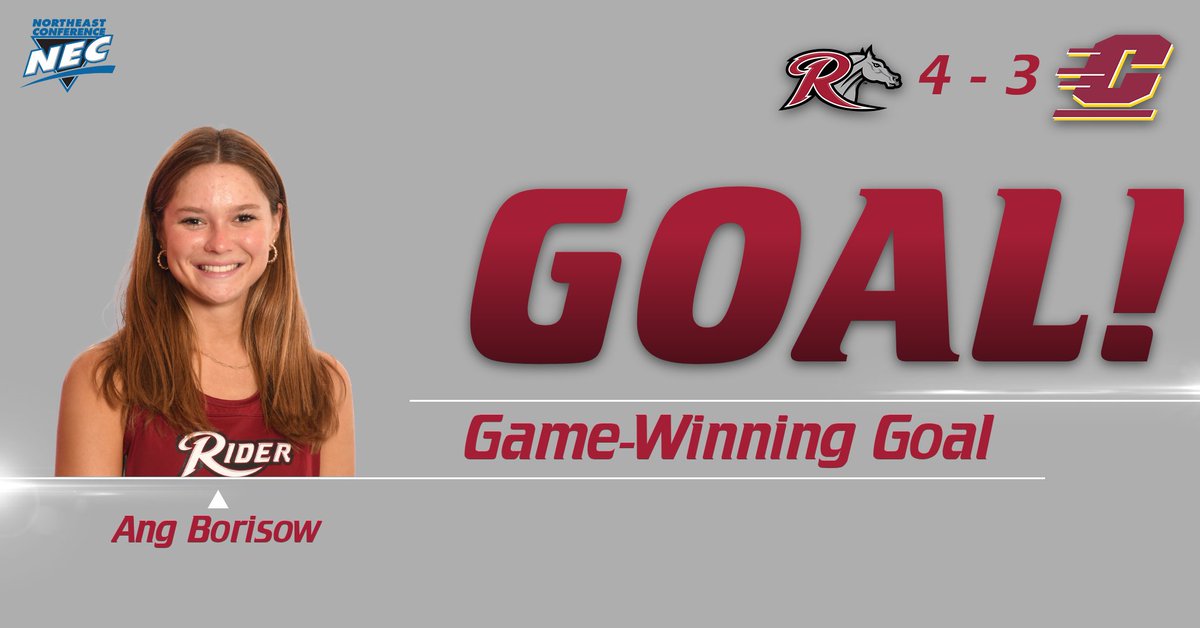 Rider 4, Central Michigan 3 - Final

Ang Borisow puts home the rebound after Valeria Perales' shot is saved with just under two minutes to play and the Broncs hang on for the season-opening victory.

#GoBroncs #NECFH