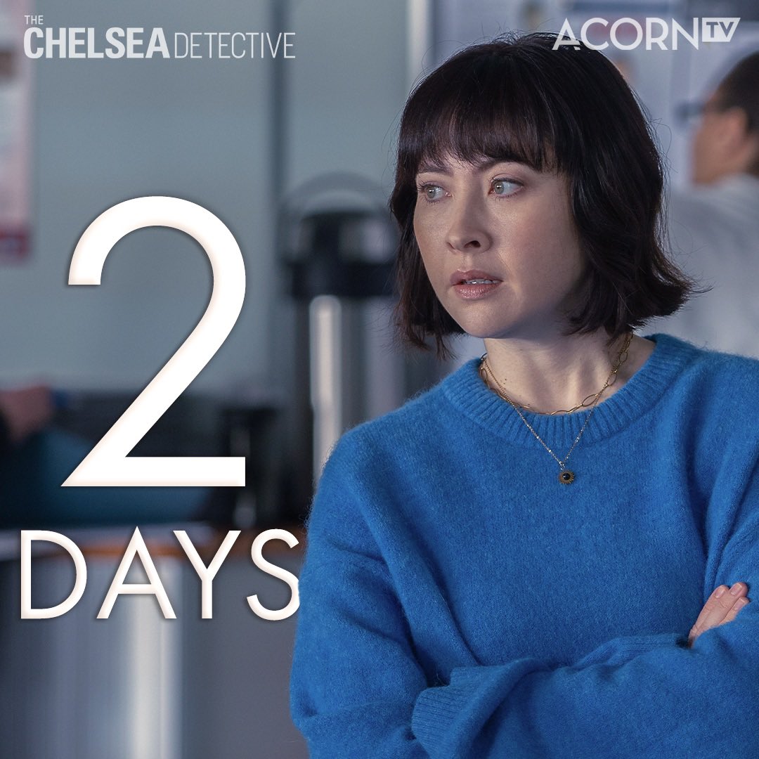 Two days until #TheChelseaDetective S2 premiere! Today we're welcoming Vanessa Emme — who will join The Chelsea Detective squad as their newest DS, Layla Walsh. 🕵️‍♀️