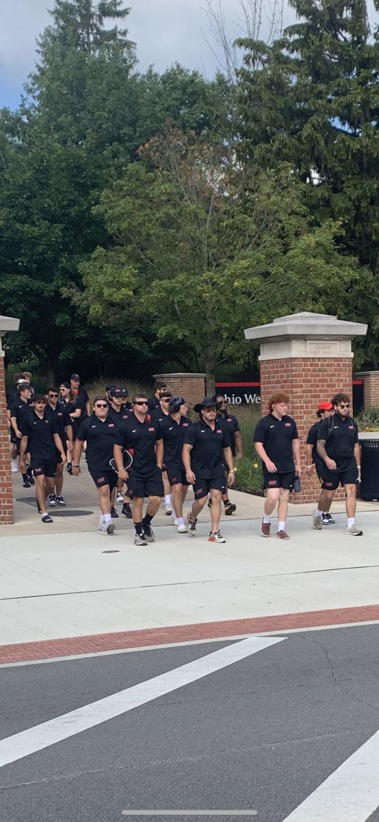 OWUBishopFB's tweet photo. The boys are back! #RollShops https://t.co/RfidRrdGBE
