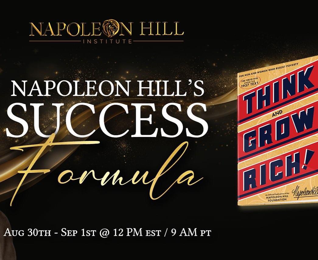 DO YOUR FEEL YOUR SOUL PULLING YOU TO HAVE, DO, OR BE SOMETHING GREATER? Is your mind full of Dreams that you’d like to become Reality? Success looks different to everyone, but the formula for achieving success is very much the same for all. napoleonhillinstitute.com/a/2147634384/W…