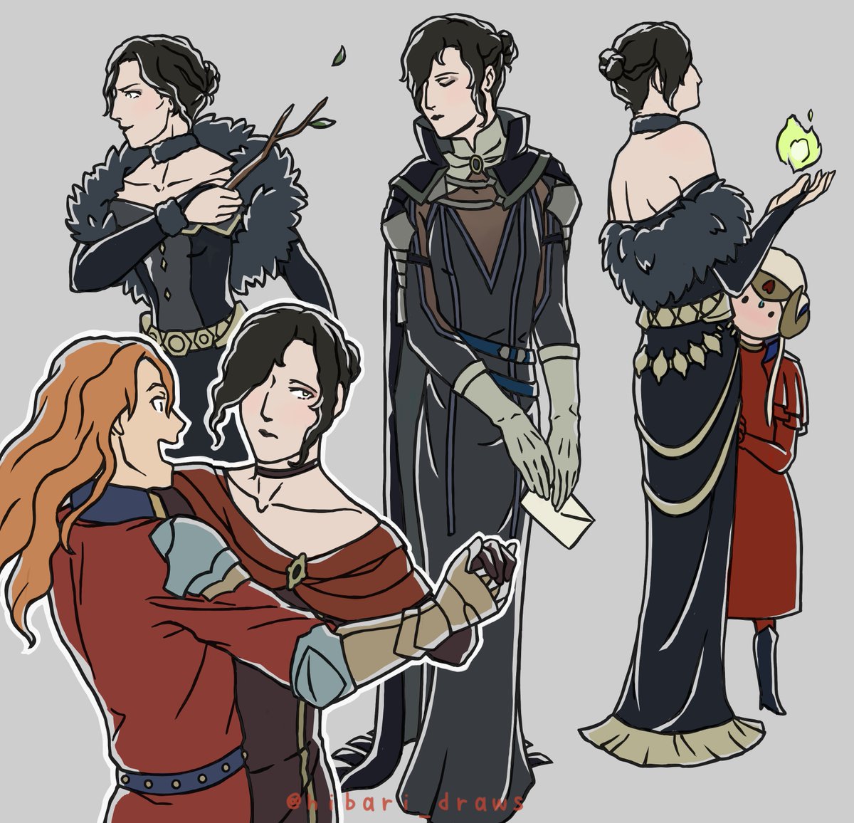 hibari_draws's tweet photo. Introducing: Marchioness Vestra
My transfem!Hubert designs for #FETransWeek
#FE3H https://t.co/Qr5HWuZtqm