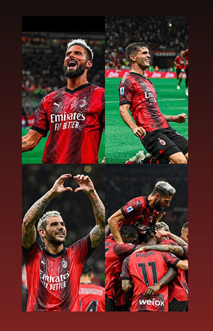 ElenalaMD7's tweet photo. Milan forza 4 in tutti i sensi 💪🏻🔴⚫🔥goduria @ac#milantorino #SerieATIM #SempreMilan https://t.co/vHtHFYnc9Y