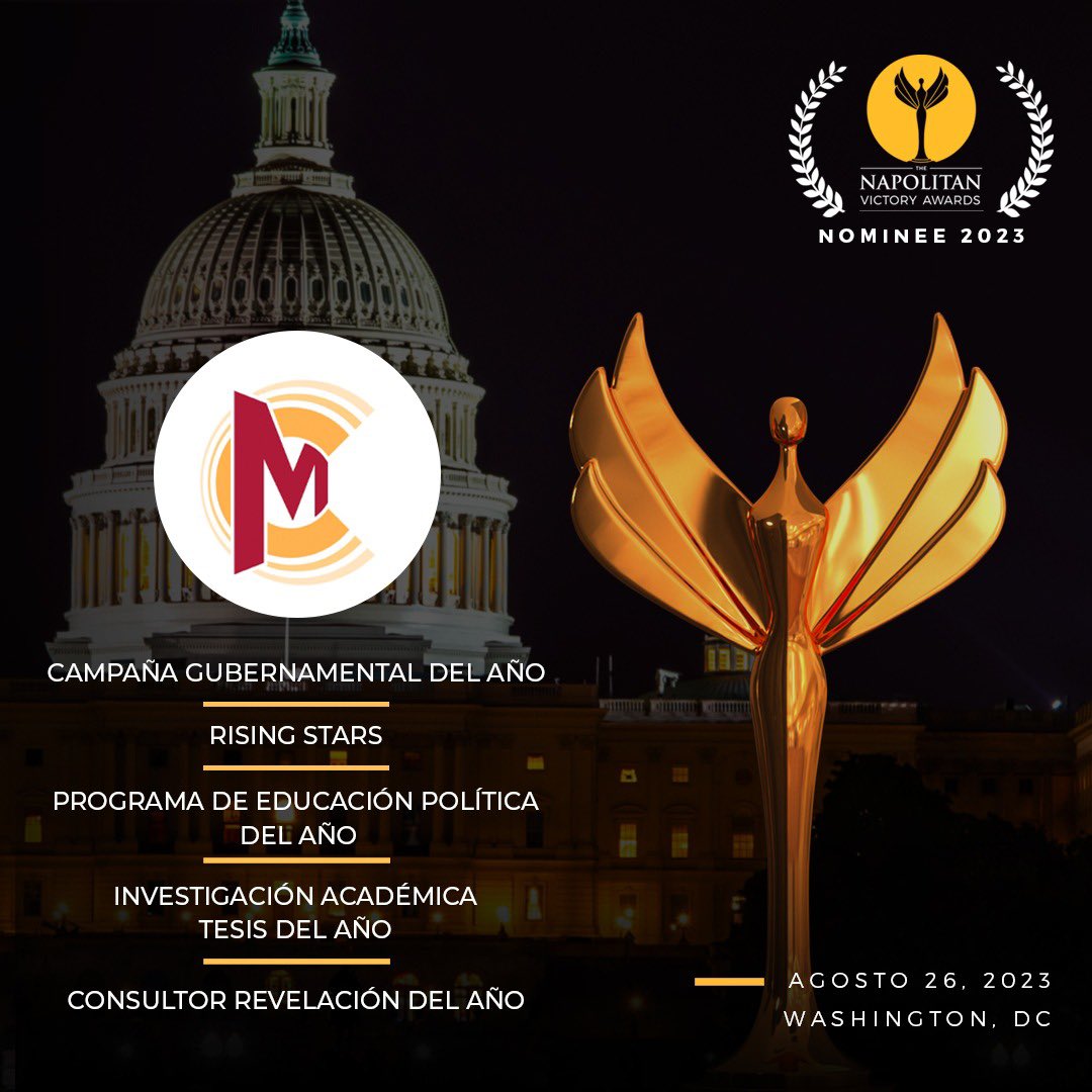 Apenas quedan unas horas para que dé comienzo la gala más prestigiosa de la industria política. 🏛️🇺🇸
Estas nominaciones en <a href="/TheNapolitans/">The NAPOLITANS</a> representan muchas horas de dedicación, ilusión y esfuerzo para seguir dando lo mejor cada día. 

¡Gracias por este reconocimiento! 🏆❤️