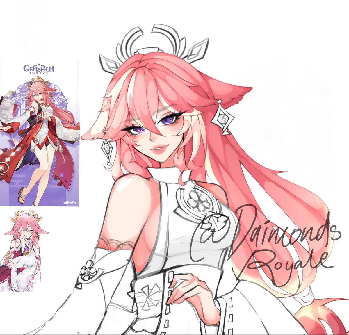 DiamondsRoyale's tweet photo. @RoyaleOceanRH Hiya! I do none chibi and chibi ^^ https://t.co/dSZk2VMnJj