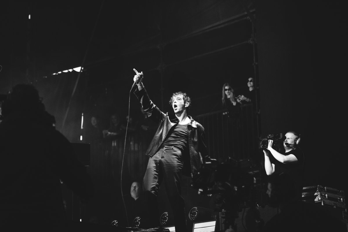 readdork's tweet image. The 1975 (@the1975) played their self-titled debut in full at @OfficialRandL, and it looked like this. #RandL23 

📸 @patrickgunning