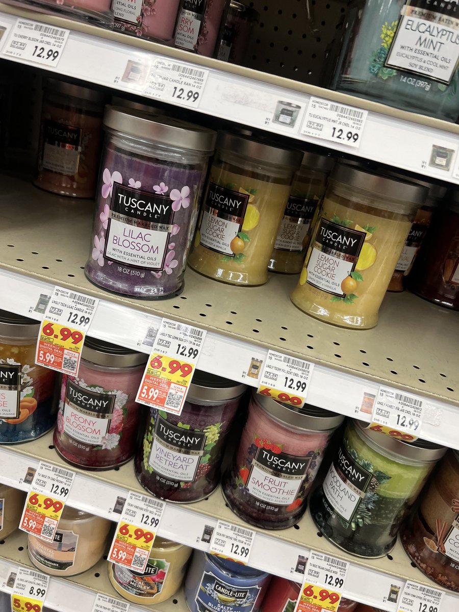 Tuscany Candles on Sale for $5.99 @ Kroger w/digital coupon 🫶🏾